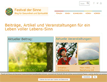 Tablet Screenshot of festivaldersinne.info